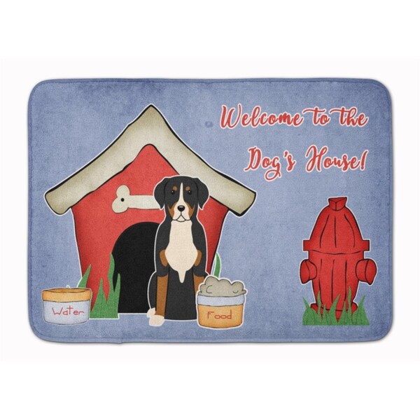 Carolines Treasures Dog House Greater Swiss Mountain Dog Machine Washable Memory Foam Mat BB2791RUG - main